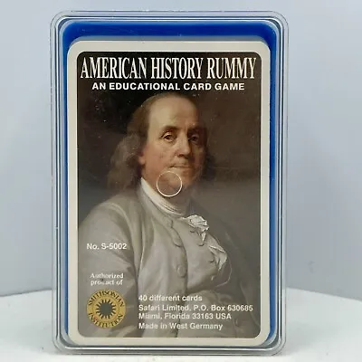 Presidential Rummy Educational Card Game Home School 40 Cards Vintage 1989 NOS • $9