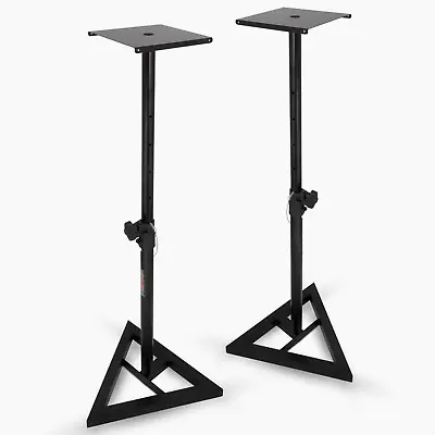 5Core Pair Studio Monitor Bookshelf Speaker Stands Heavy Duty Adjustable Height • $57.99