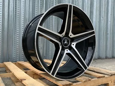 5x112 5-Spoke Rims 18x9 Square Set Of 4 Fit Mercedes GLE GLK ML350 E450 S430 500 • $760