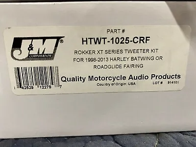 J&m Rokker Xt Series Tweeter Kit Htwt-1025-crf • $110.39