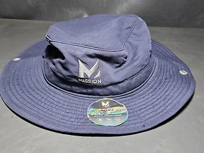 Mission Bucket Hat Tan One Size Fits Most UPF 50 Cooling Engine Navy Blue New • $8.99