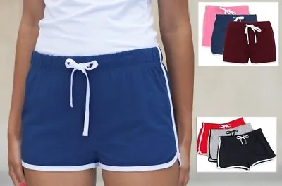 £9.99 • Buy Womans Ladies Girls Womens Retro Training Fitness Exercise Cotton Sports Shorts