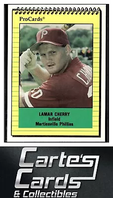 Lamar Cherry 1991 ProCards #3459  Martinsville Phillies • $1.95