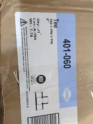 Lasco 6  PVC  Schedule 40 Tee Fitting 401-060 QTY One New Factory Boxed • $8