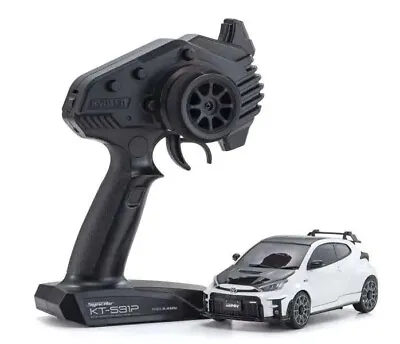 Kyosho MA-020 AWD Mini-Z Readyset W/Toyota GRMN Yaris Circuit Body (White Pearl) • $189.99