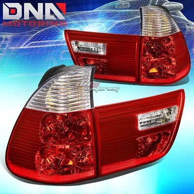 $99.28 • Buy Black Housing Lens Red Led Tail Brake Signal Lights/lamps For E53 00-06 Bmw X5
