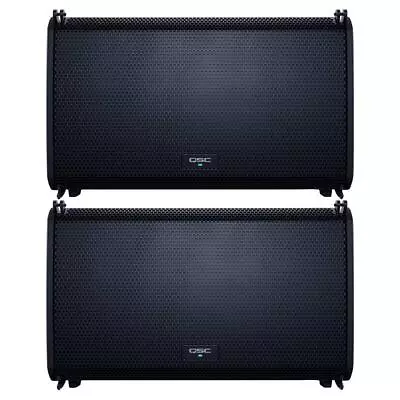 QSC LA112 12  2-Way Active Powered Line Array DJ Pro Audio Loudspeakers 2 Pack • $6399.98