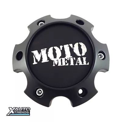 Moto Metal Wheel Center Cap Satin Black 1079L140SGBMO1 • $22