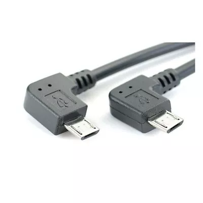 Angle Micro Usb Male To Male Cable Cords Adapter Extender Extendsion Jack Plug • $1.99