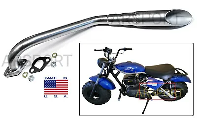 Exhaust Header Pipe For TrailMaster MB200-2 / Hurricane 200X Minibike Mini Bike. • $69.85