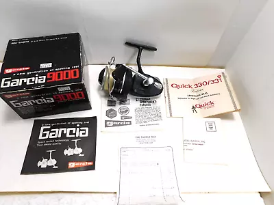 Vintage ABU GARCIA 9000 Spinning Reel 1:4.4 Retrievel Ratio With Box 1981 • $24.47