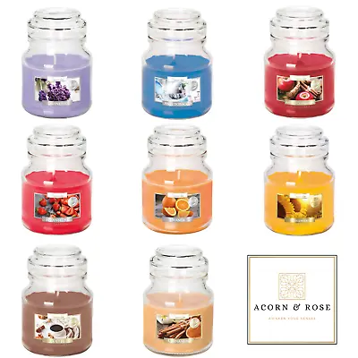 28 Hour Premium Scented Candle Medium Glass Jar Aromatic Fragrance Home Gift • £7.29