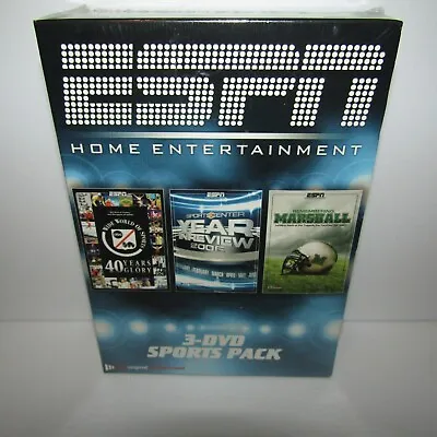 ESPN DVD Sports Pack Wide World Of Sports Sports Center 2006 Marshall New Sealed • $7.99