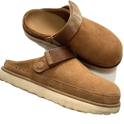 £131.41 • Buy Ugg Goldenstar Womens 9 Clogs Chestnut Brown Mules
