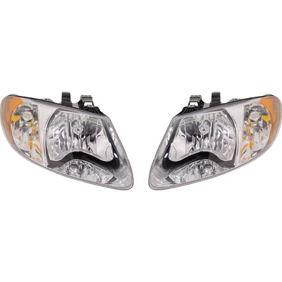 $70.89 • Buy Halogen Headlight Set For 2001-2007 Dodge Grand Caravan W/ Bulb(s) Pair