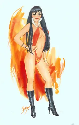 Doug Sneyd Limited Edt Playboy Comic Art Print ~ #44/50 Vampirella • $35.99