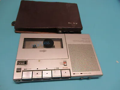 Sony Tcm-280 Cassette Corder Recorder Player Portable Metal Rare Vintage W/case • $24.99
