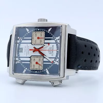 TAG Heuer Monaco Chronograph Steve McQueen Limited Edition CAW211D.FC6300 • $8795