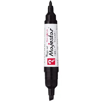 Magic Ink Majestar Twin Tip Ink Marker - Multi Surface Pen 2.5mm/6mm Nib • £5.69