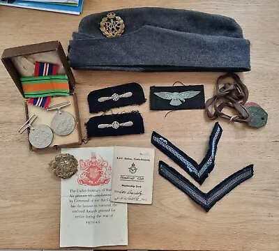 £250 • Buy WW2 RAF Medal Group Inc Badges And Patches