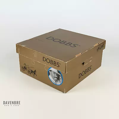 Dobbs Strand Steve Harvey Collection Fedora Hat Mens 7 1/4 Black W/Original Box • $74.95