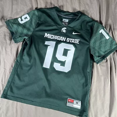 Nike Michigan State Spartans Jersey Kids Medium Excellent Condition #19 • $14