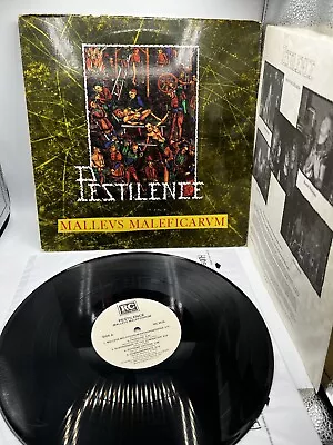 PESTILENCE - Malleus Maleficarum 1st Press Vinyl LP 1988 (Roadrunner) • $84.99