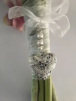 Wedding Bouquet Memory Locket Charm/gift Keepsake Memorial...gift Boxed • £4.99