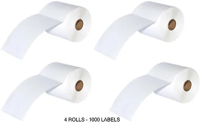 4 Rolls 4x6 Direct Thermal Shipping Labels - 250 Per Roll - 1000 Labels • $14.67