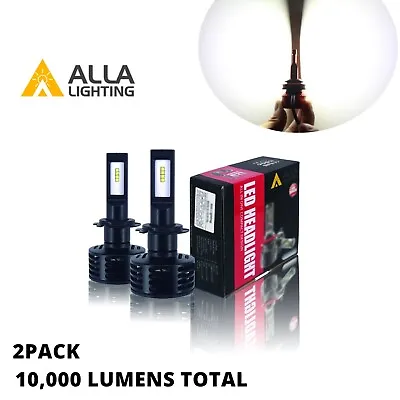 Alla White Color H7LL Daytime Running Light Bulb|Fog Light Bulb|Headlight Bulbs • $79.98