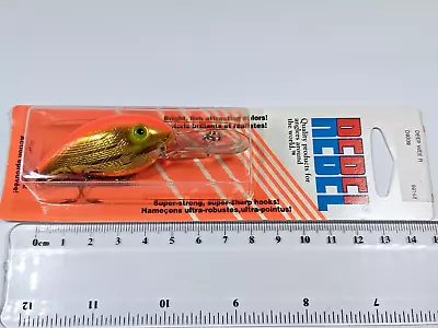 REBEL Fishing Lure Deep Wee-R Crankbait Vintage Rare Yr 1995 Trout Bass Lure. • $24.99