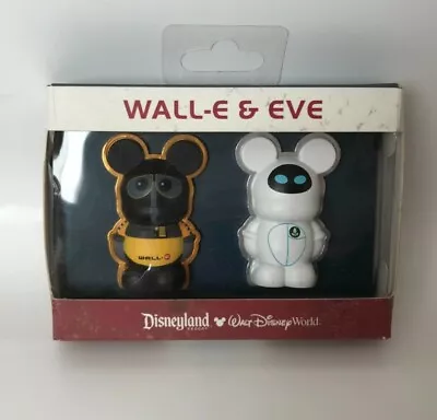 Disney Parks Pin Trading 2011 Wall-E & Eve Vinylmation 3D Pin Set NIB  • $45