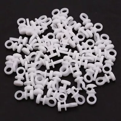 Curtain Track Hooks Runner For Camper Van Motorhome Caravan Boat Nylon 50pcs • $11.59