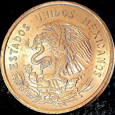 *Uncirculated* Authentic Mexico 10 Centavos *Beautiful* .950 (95%) Copper Coin  • $6.99