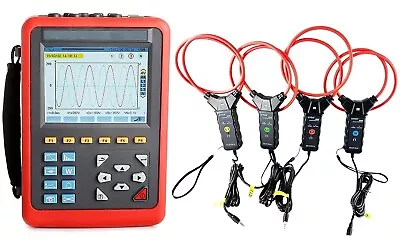 3 Phase Power Quality Analyzer Current True RMS 10A-6000A 4 PCS CT Size Ф300mm • $2450