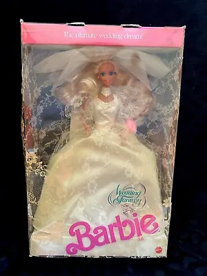 New In Box 10 Wedding Fantasy Barbie No Numbers Mattel 1989 • $25