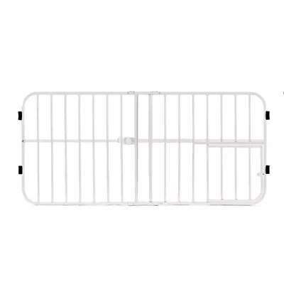Mini Metal Pet Expandable Gate Chew-proof Design For Small Dogs Or Cats White • $24.99