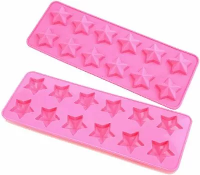 12 Cavity 3D Star Silicone Mold Chocolate Mould Baking Ice Cube Jelly Cake Space • £2