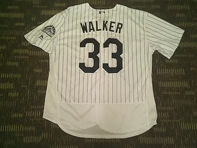 Authentic Sewn Larry Walker Colorado Rockies Majestic Mlb Baseball Game Jersey • $49.99
