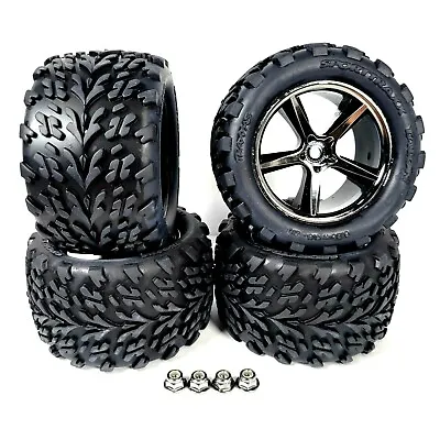 $36.99 • Buy Traxxas 1/16 Brushless VXL E-Revo 7107 Talon Tires & 12mm Wheels Tire Wheel 4