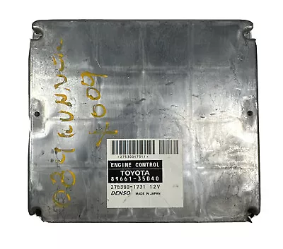 08 Toyota 4 Runner 4x2 8Cyl ECU ECM PCM Engine Computer Module 89661-35D40 • $60