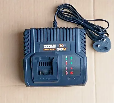 Titan TXP TTB815CHR 36V  190W Dual Volt Battery Charger • £34.99