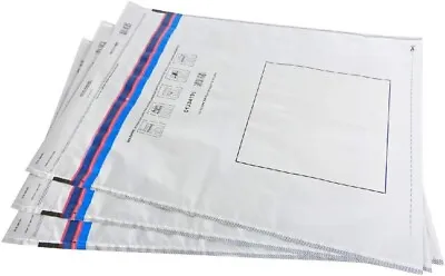 25x Packaging Chimp Tamper Evident Bags A4 Opaque Bags - Platinum Security Seal • £9.99