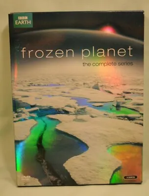 BBC Earth David Attenborough Frozen Planet Dvd Boxed Set Of 3 Disc's In VGC • £2