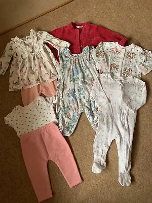 3-6 Months Baby Girl Clothes Bundle • £3