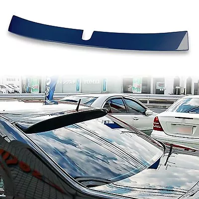 Painted ABS Roof Spoiler For Mercedes Benz W203 01-07 Sedan Capri Blue 359 • $149.99