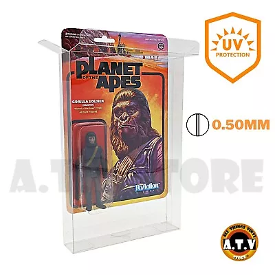 ATV Protectors / Cases For Reaction / Super7 Figures Multipacks (10-100) • £14.38