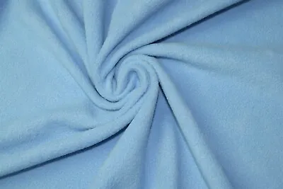 £7.89 • Buy Polar Fleece Fabric Premium Quality Plain Anti Pill Soft Warm Winter Material
