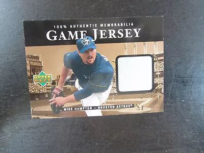 2000 Upper Deck Game Jersey # C-MH Mike Hampton Jersey Card (CR) Houston Astros • $7.99