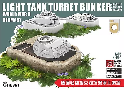 1/35 German Light Tank Turret Bunker Conversion Kit • $19.50